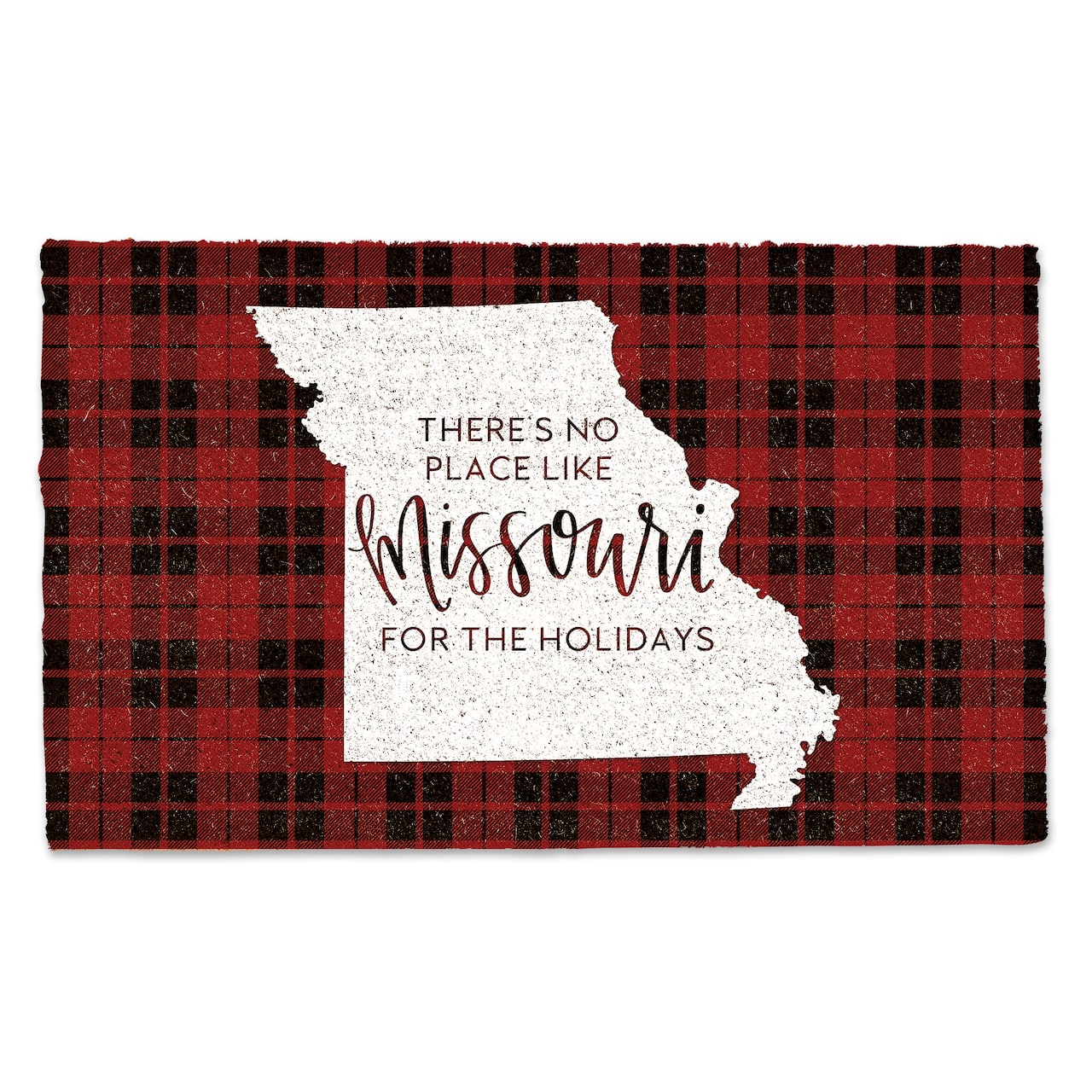 There's No Place Like Missouri for the Holidays Doormat